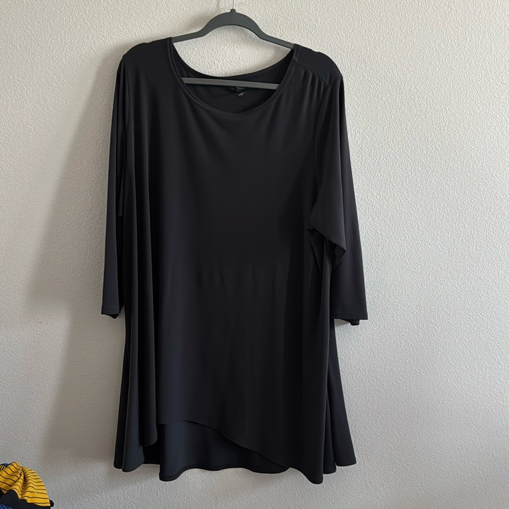 Alfani Plus size  Gray swing top (created for Macy's) - 3X